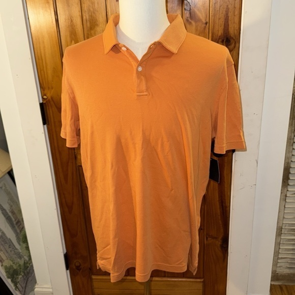 NWT 14th & Union Orange Polo Shirt size L - Picture 1 of 6
